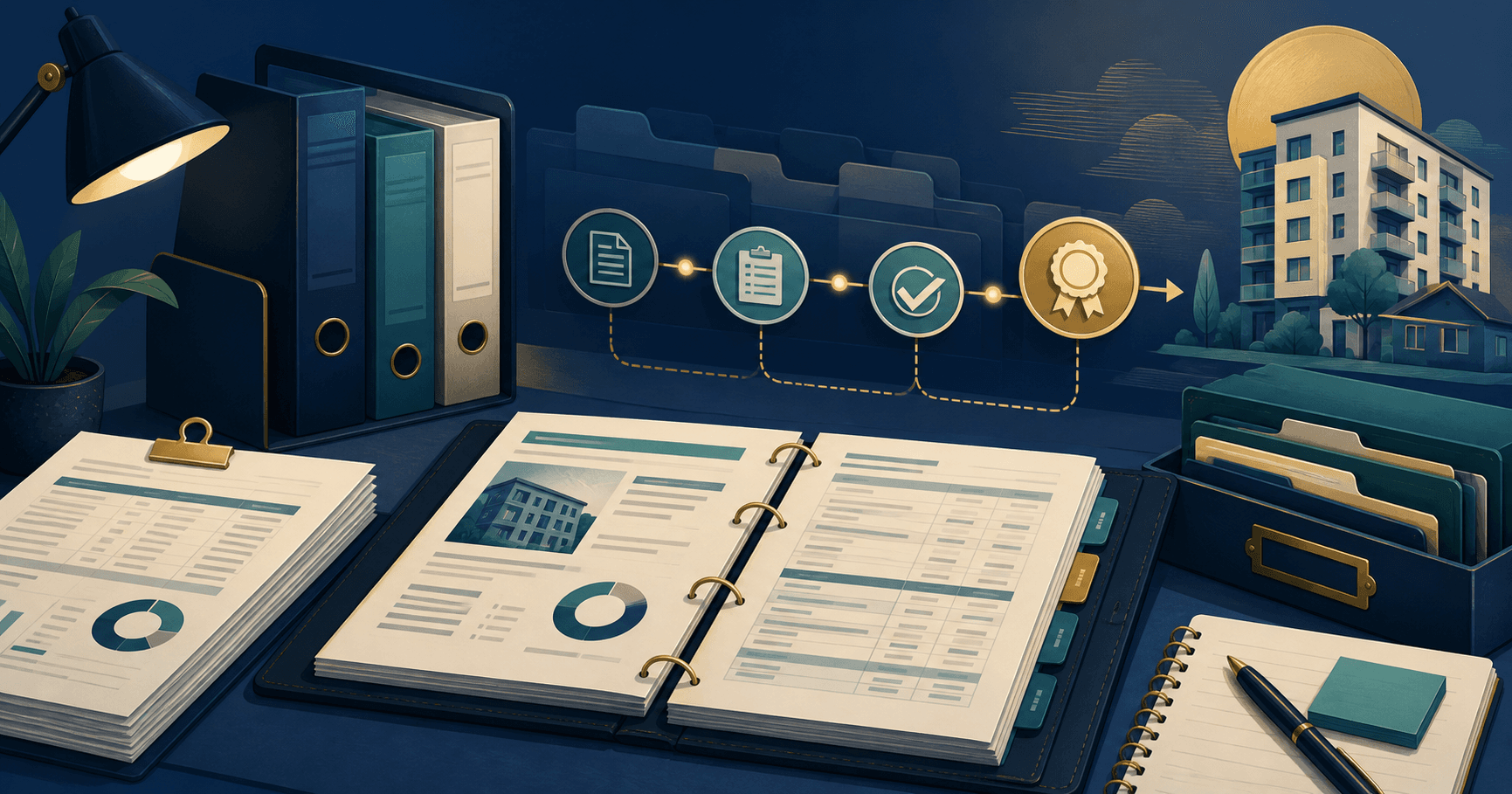 Owner statement review trail illustration