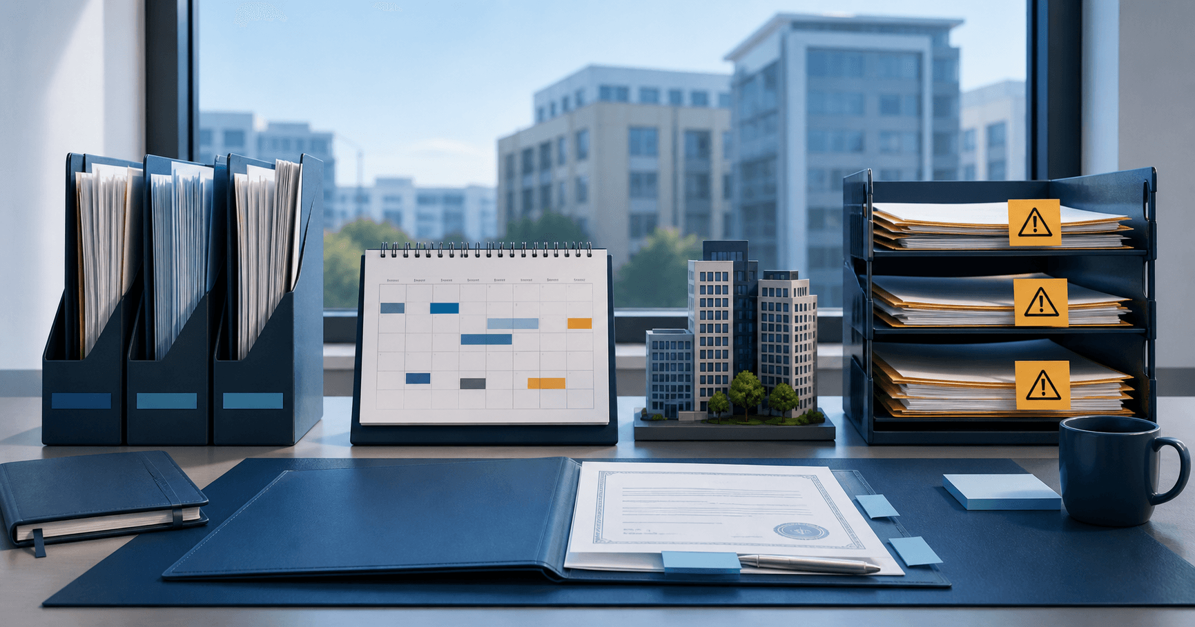 Property management vendor insurance expiration exposure branded research graphic
