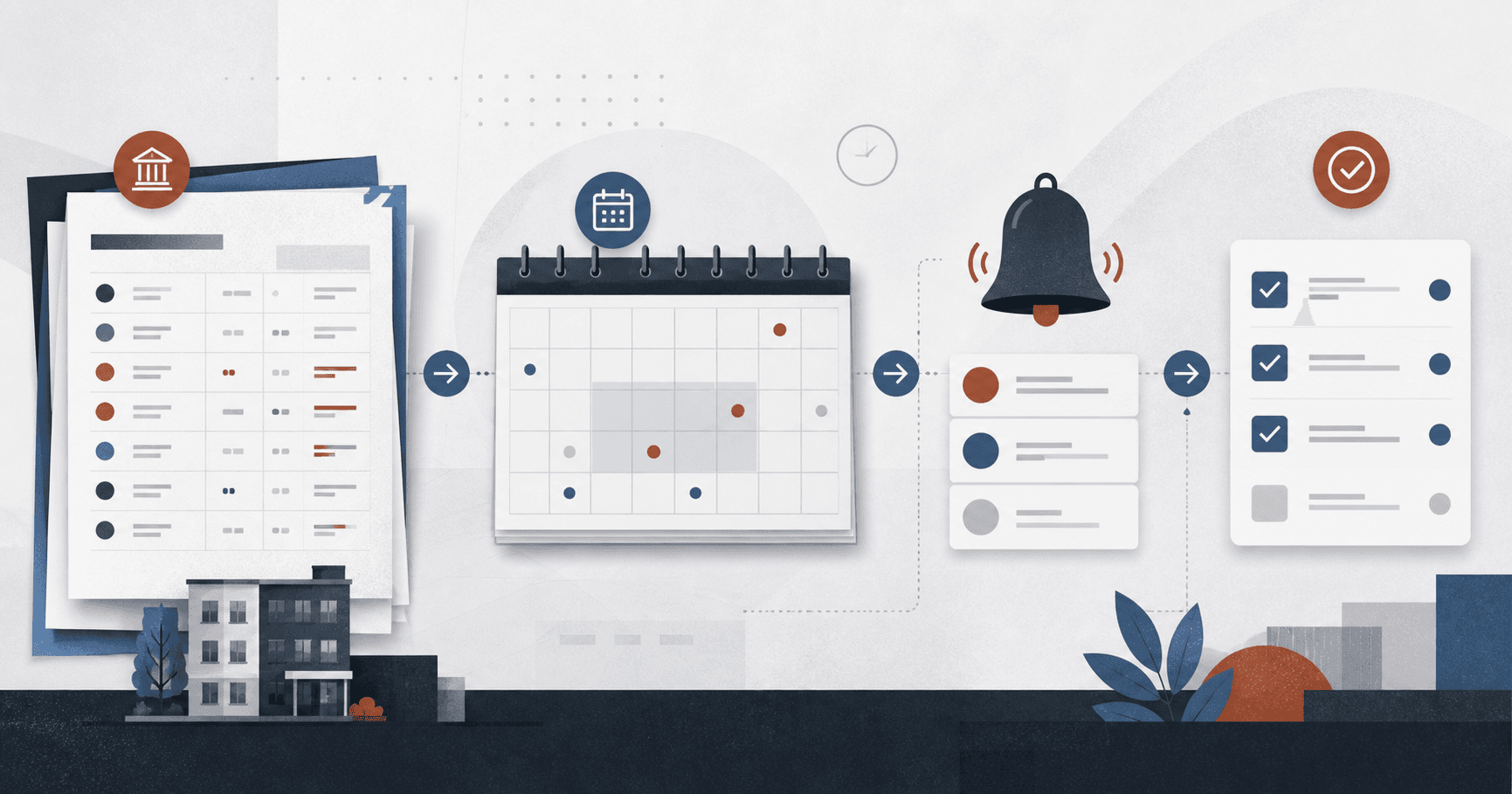 Property management maintenance request intake va illustration